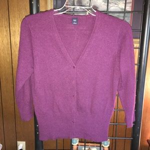 GAP Button V Neck Cardigan